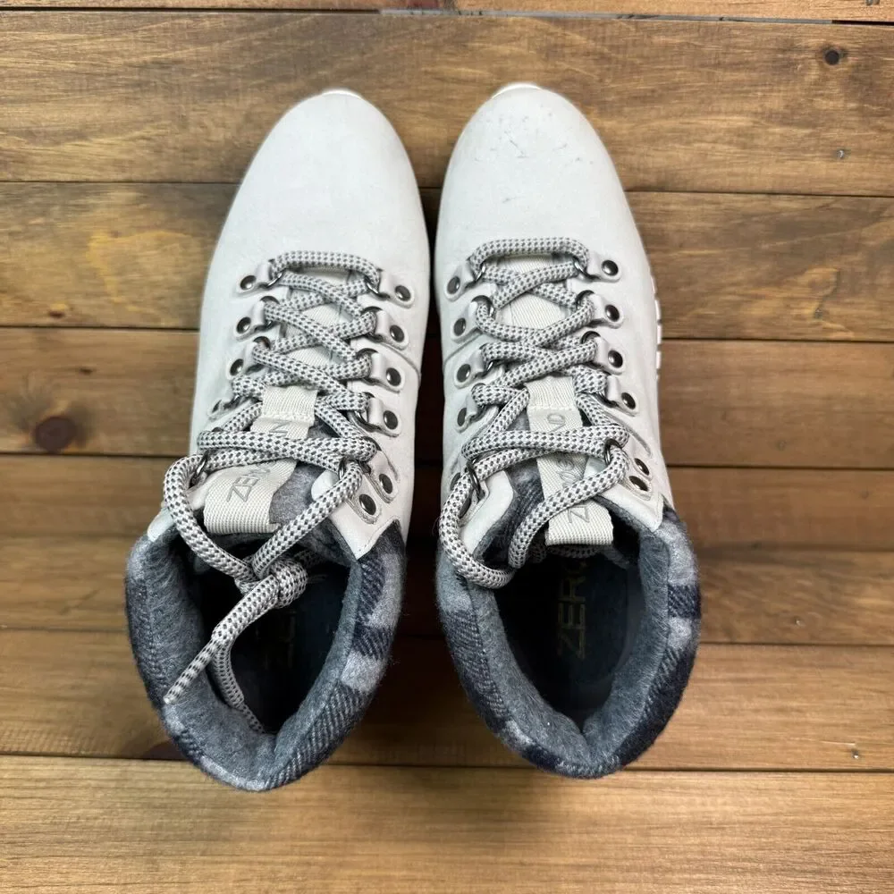 Cole Haan Womens 6 B Zerogrand Beige Hiker Boot Hiking Waterproof Suede Leather